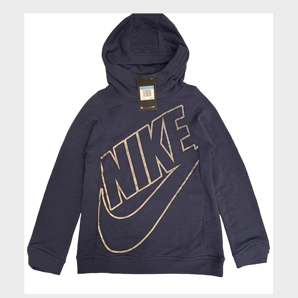NWT Nike Sportswear Girls' Modern GFX Pullover Hoodie Size Medium (10-12)